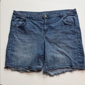 Lane Bryant Bermuda Jean Shorts